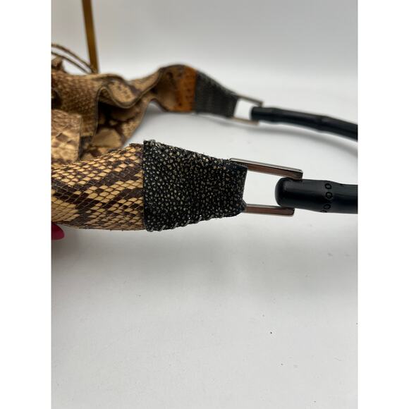 Gucci Vintage Tom Ford Python Bamboo Shoulder Bag [Refurbished] - Picture 7 of 15
